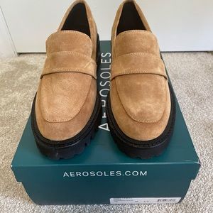 Aerosoles Suede Loafers (Ronnie) 6.5M